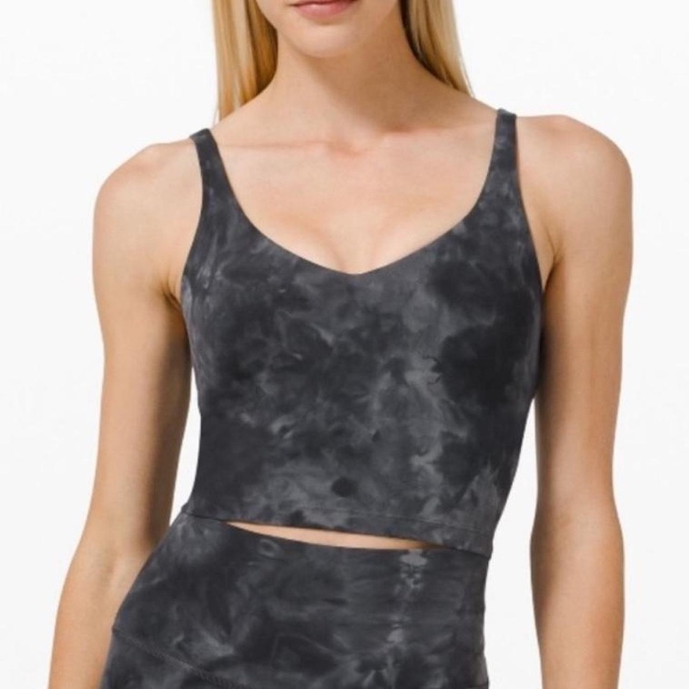 Lululemon Athletica Diamond Dye Grey Graphite Align Tank